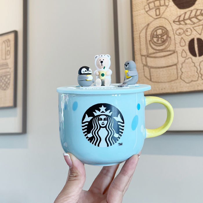 The latest 14oz Starbucks mug, ocean Starbucks ceramic coffee cup, with lid, packaged in a separate box, supports customized logo, Write color after purchase
The latest 14oz Starbucks mug, ocean Starbucks ceramic coffee cup, with lid, packaged in a separate box, supports customized logo, Write color after purchase