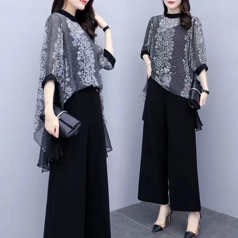 Women' Two Piece Pants Women' Spring And Summer Clothes Irregular Three Set Loose Hollow Out Flower Coat Wide Leg Trousers Casual Suit, Black
Women' Two Piece Pants Women' Spring And Summer Clothes Irregular Three Set Loose Hollow Out Flower Coat Wide Leg Trousers Casual Suit, Black
