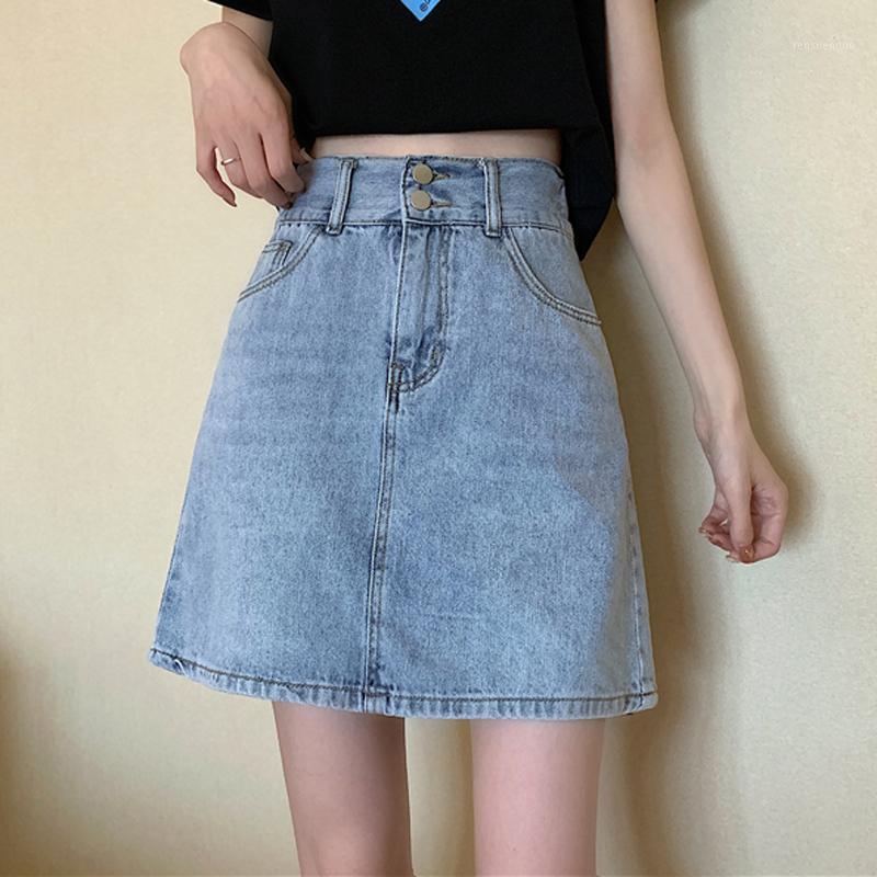 Skirts Women' Half-length Skirt Spring 2022 Korean Version Of The High-waisted, Thin-waisted, All-match A-line Mini, Blue
Skirts Women' Half-length Skirt Spring 2022 Korean Version Of The High-waisted, Thin-waisted, All-match A-line Mini, Blue