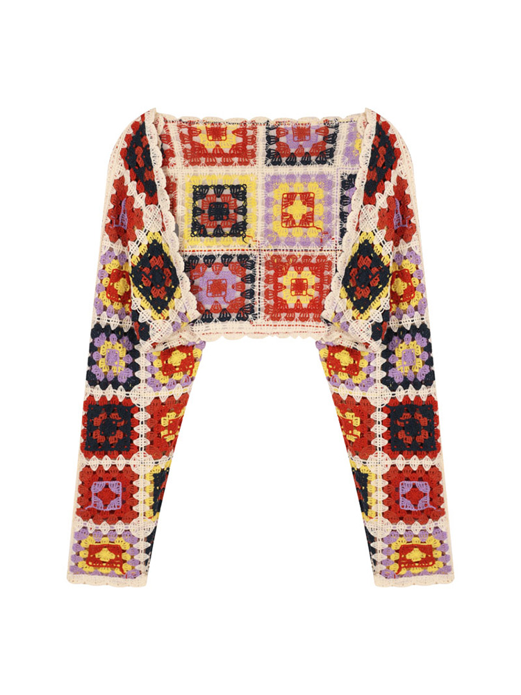 Bohemian Style Knitted Cardigan Y2K Harajuku Hollow Out Knit Sweater Warm Knitwear Korean fashion Sueter Mujer Long Jacket, Blue
Bohemian Style Knitted Cardigan Y2K Harajuku Hollow Out Knit Sweater Warm Knitwear Korean fashion Sueter Mujer Long Jacket, Blue