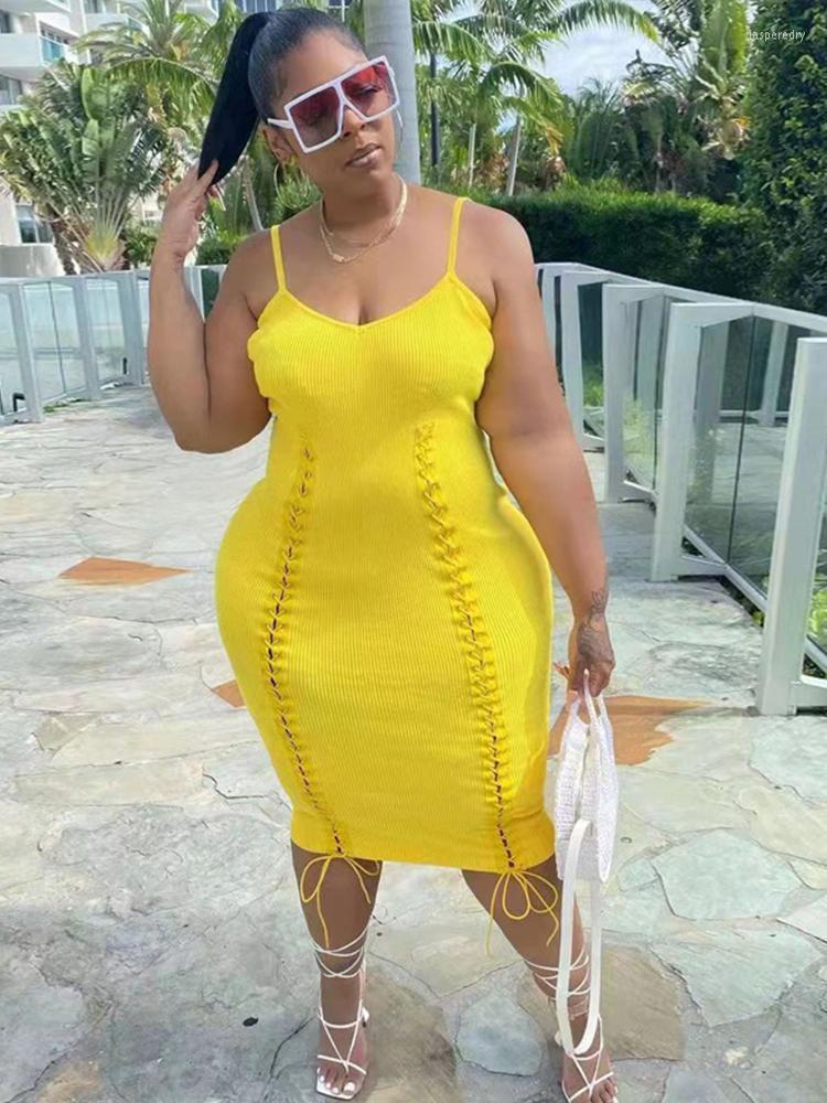 Plus Size Dresses Women Summer Yellow Bandage Dress Bodycon Clubwear Sleeveless Sexy Parti Wholesale Bulk Drop Jasp22
Plus Size Dresses Women Summer Yellow Bandage Dress Bodycon Clubwear Sleeveless Sexy Parti Wholesale Bulk Drop Jasp22