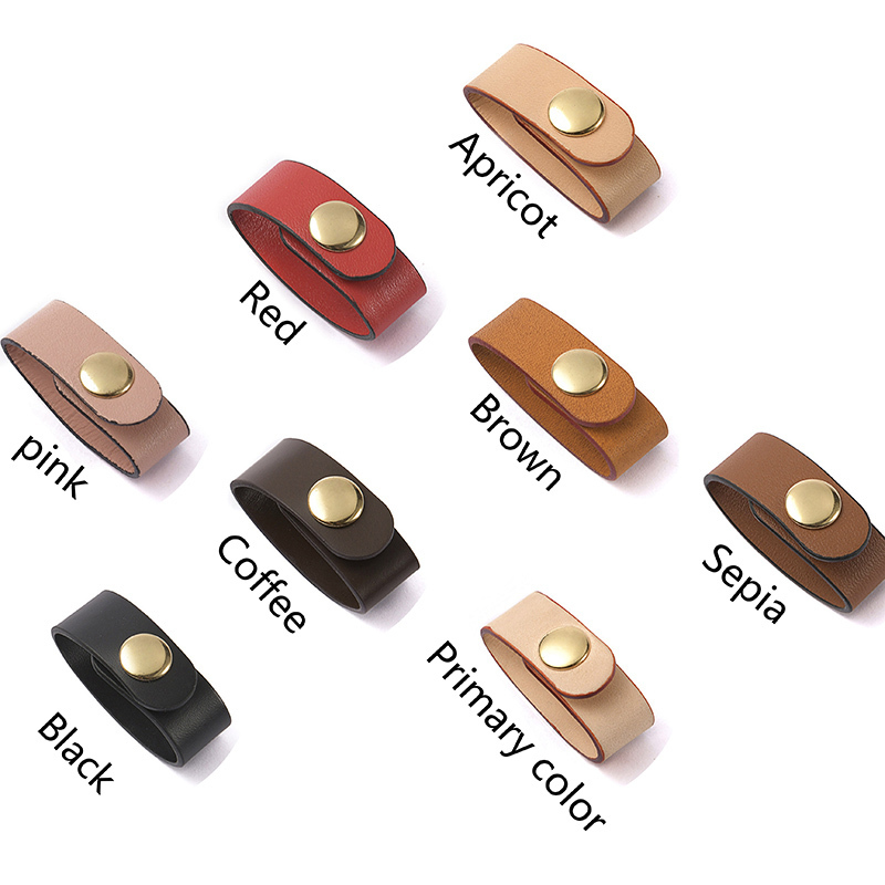 BAMADER Cowhide Handles Fixed Buckle Bag Strap Adjustment Hook Shorten Fixed Buckle Shoulder Strap Fixing Clip Bags Accessories 220610