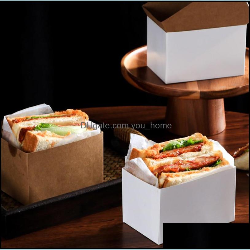 Kraft Paper Sandwiches Wrap Box Thick Egg Toast Bread Breakfast Packaging Boxes Burger Teatime Tray Drop Delivery 2021 Packaging Printing
Kraft Paper Sandwiches Wrap Box Thick Egg Toast Bread Breakfast Packaging Boxes Burger Teatime Tray Drop Delivery 2021 Packaging Printing
