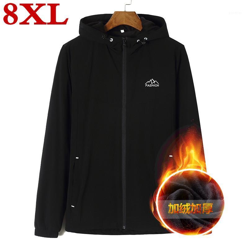 Men's Jackets Autumn And Winter Plus Size Leisure 8xl 7xl 6xl 5XL Jacket Men Fleece Fashion Hooded, Black
Men's Jackets Autumn And Winter Plus Size Leisure 8xl 7xl 6xl 5XL Jacket Men Fleece Fashion Hooded, Black