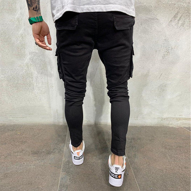 Mens Stretchy Skinny Ripped Jeans Men Slim Fit Denim High Quality Jean Fashion Sweatpants Hip hop Trousers Jogger Pencil Pants 220629