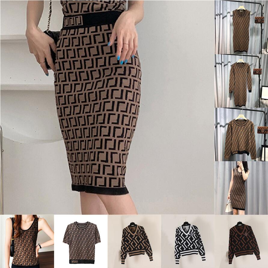 Women' Fashion Designer Brand Casual Dresses Summer Letter Jacquard Short Sleeve Midi Skirt Stretch Thin Wrap Hip Skirt Knit Slip Skirts Sweater T-Shirt, Fast delivery
Women' Fashion Designer Brand Casual Dresses Summer Letter Jacquard Short Sleeve Midi Skirt Stretch Thin Wrap Hip Skirt Knit Slip Skirts Sweater T-Shirt, Fast delivery