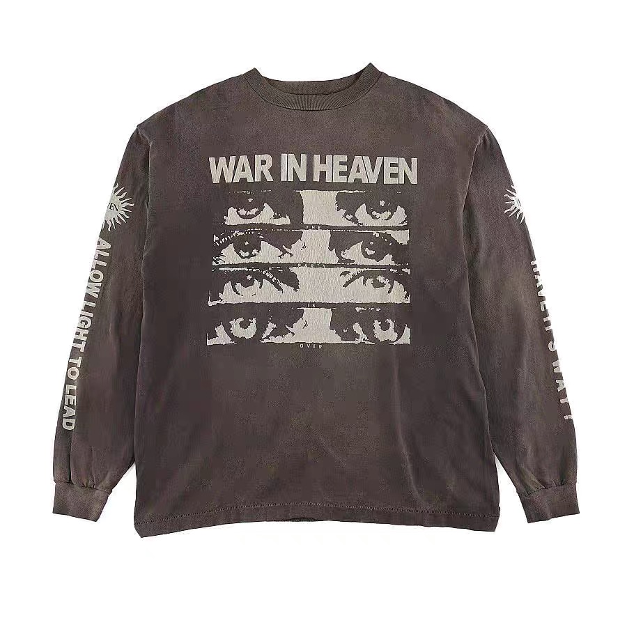 High Street Long Sleeve T-shirt Men's and Women's Casual Sweatshirt Pullover Hip Hop
High Street Long Sleeve T-shirt Men's and Women's Casual Sweatshirt Pullover Hip Hop
