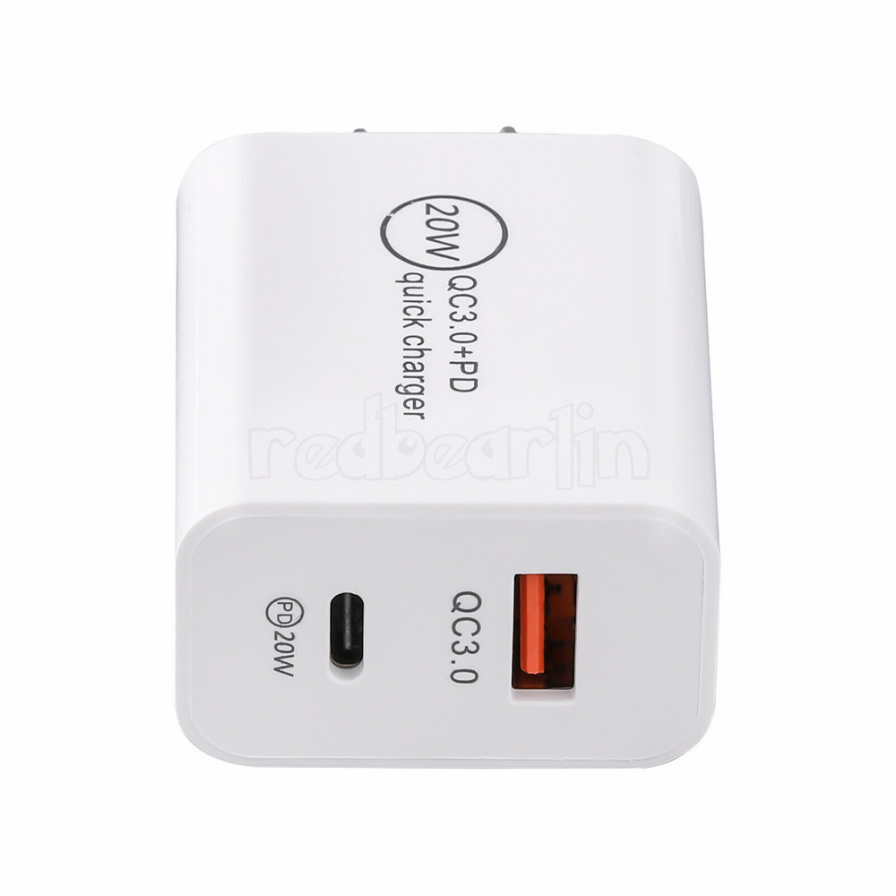 High Speed 20W 12W Fast Quick PD Charger Eu Us Home Travel Power Adapter USB-C QC3.0 Wall Charge Plugs For Iphone 12 13 14 Samsung tablet