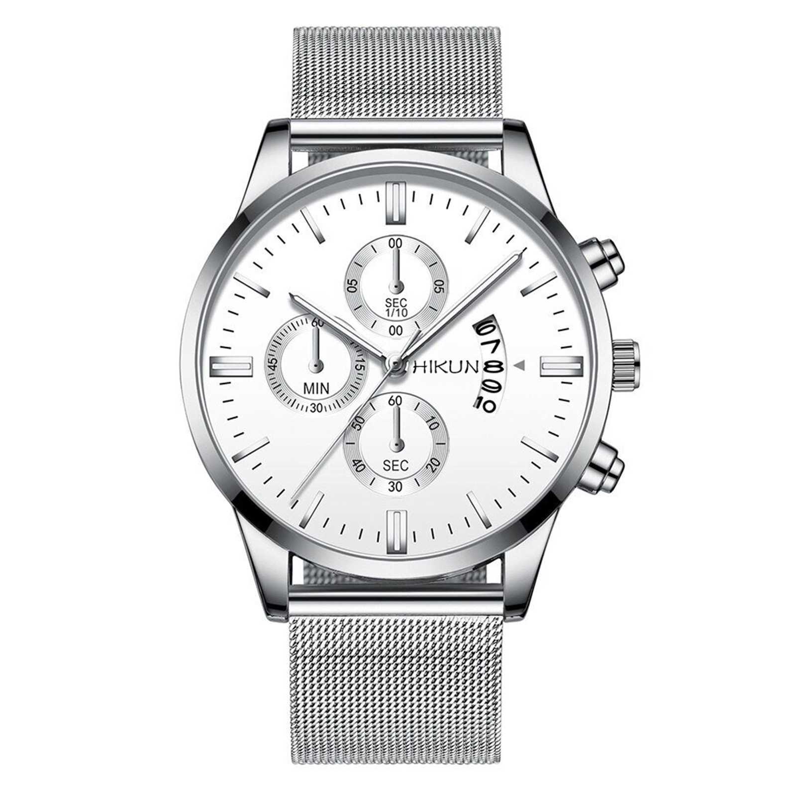 Quartz Watch Round Dial Auto Date Stainless Steel Mesh Strap for Men Latest Design Wristwatch Drop Ship
Quartz Watch Round Dial Auto Date Stainless Steel Mesh Strap for Men Latest Design Wristwatch Drop Ship