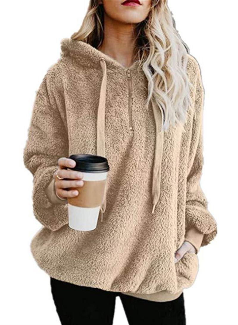 Women' Hoodies & Sweatshirts Harajuku Women Oversized Fleece Fashion Brown Hoodie Furry Tops Loose Casual Tracksuit Autumn Winter ClothingW, Army green
Women' Hoodies & Sweatshirts Harajuku Women Oversized Fleece Fashion Brown Hoodie Furry Tops Loose Casual Tracksuit Autumn Winter ClothingW, Army green