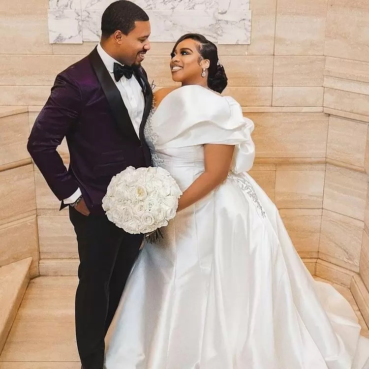 Plus Size Arabic Aso Ebi Mermaid Luxrious Sexy Wedding Dress Beaded Lace Crystals Bridal Gowns Dresses