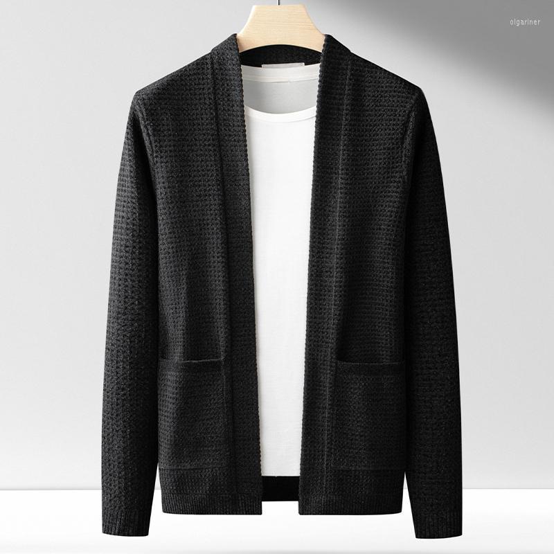 Men's Sweaters Spring And Autumn Fashion Brand 2022 Knitted Sweater Men's Cardigan Solid Color Casual Long Sleeve Coat Jacket Q27Men's O, Black
Men's Sweaters Spring And Autumn Fashion Brand 2022 Knitted Sweater Men's Cardigan Solid Color Casual Long Sleeve Coat Jacket Q27Men's O, Black