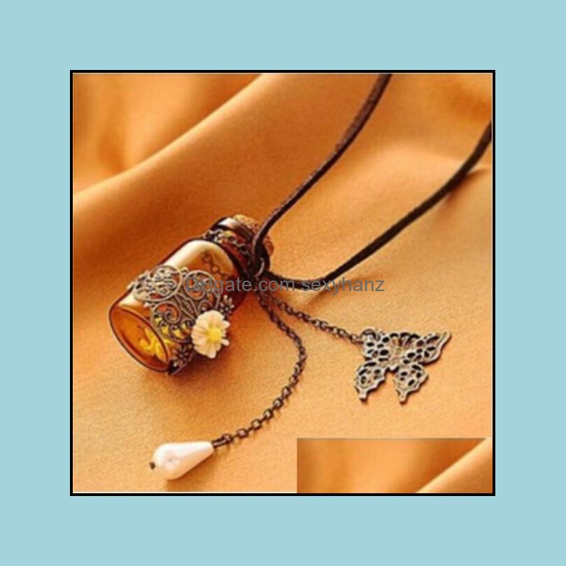 Pendant Necklaces Pendants Jewelry Glass Bottle Aromatherapy Essential Oil Diffuser Necklace Locket With 24" Chain Drop Delivery 2021 Emiy
Pendant Necklaces Pendants Jewelry Glass Bottle Aromatherapy Essential Oil Diffuser Necklace Locket With 24" Chain Drop Delivery 2021 Emiy