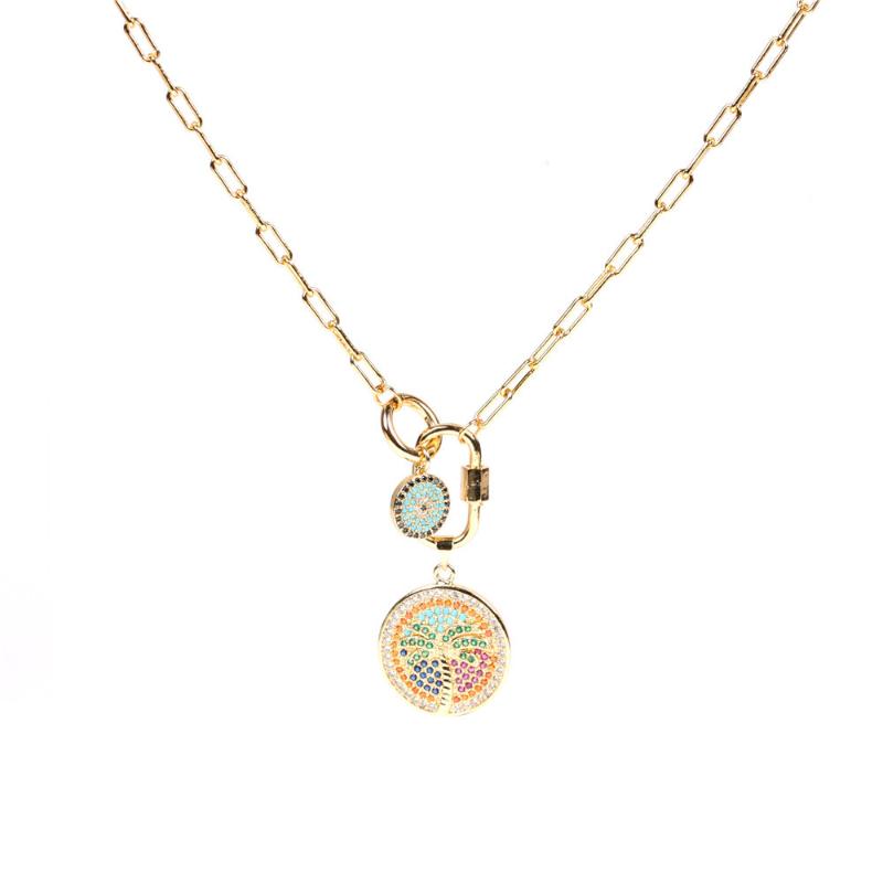 Pendant Necklaces Color Zircon Coconut Tree Necklace Adjustable Gold Plated Chain Toucan Flowers Bird Charm Choker For Women Jewelry GiftPen
Pendant Necklaces Color Zircon Coconut Tree Necklace Adjustable Gold Plated Chain Toucan Flowers Bird Charm Choker For Women Jewelry GiftPen