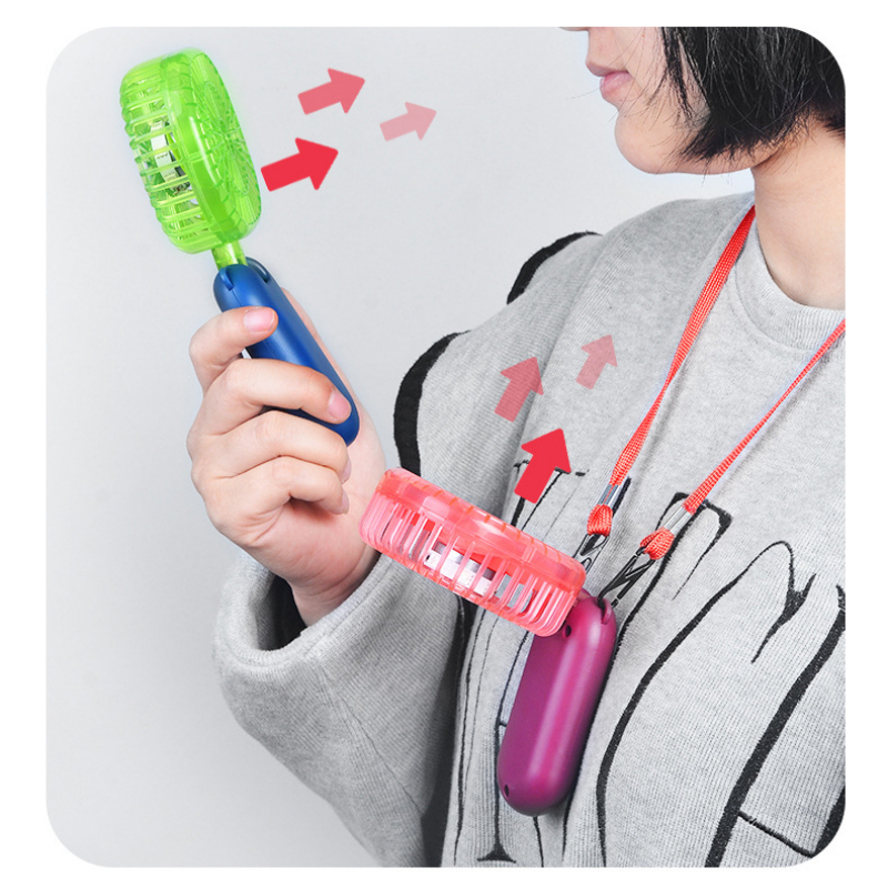 Portable Handheld Charging Small Fan 2022 New Folding Light Student Mute Large Wind Fan Manufacturer USB Pocket Desk Fan
