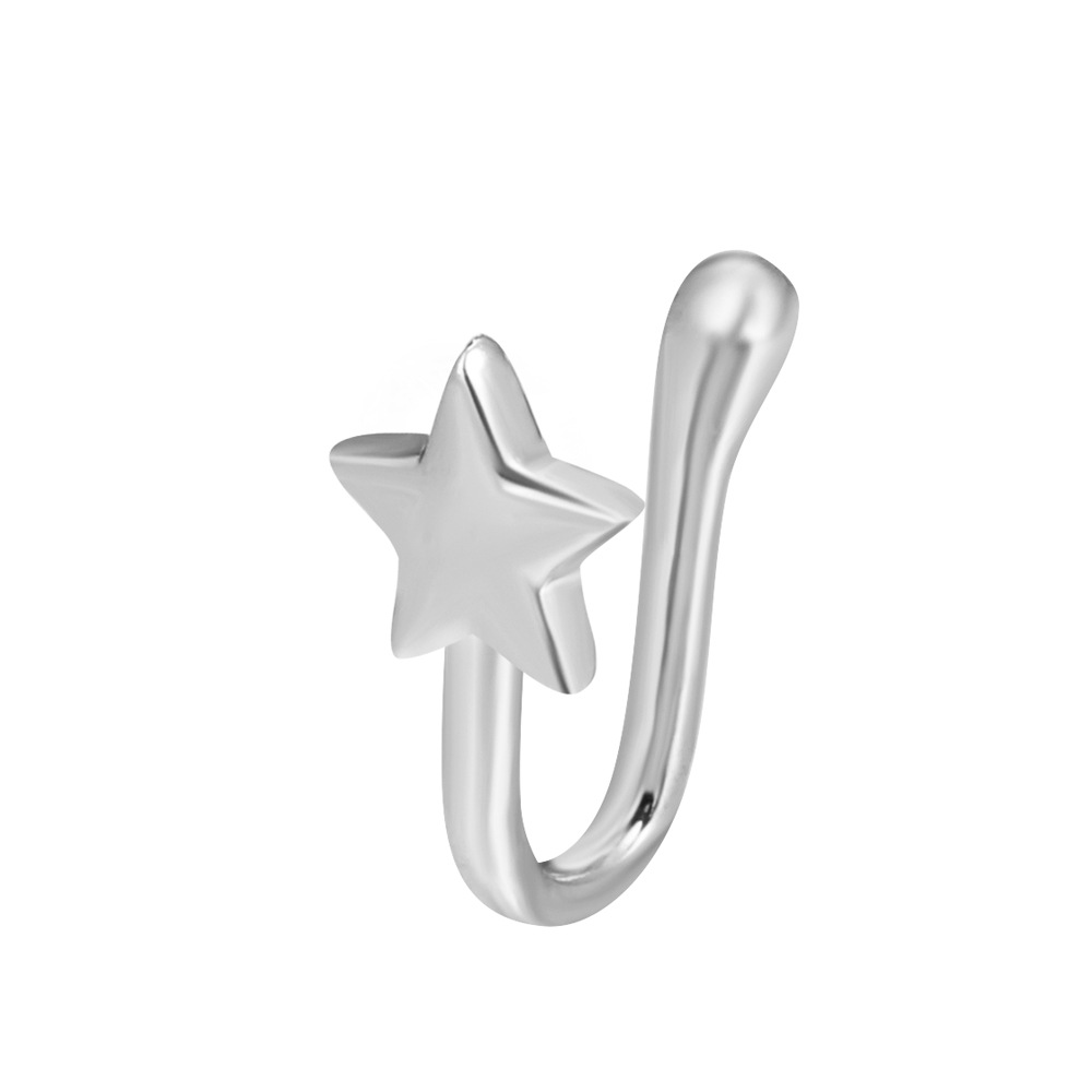 16 Styles Silver Plated Fake Nose Rings For Women Small Crystal Copper Non Piercing Clip On Nose Cuff Stud Female Trendy Party Jew