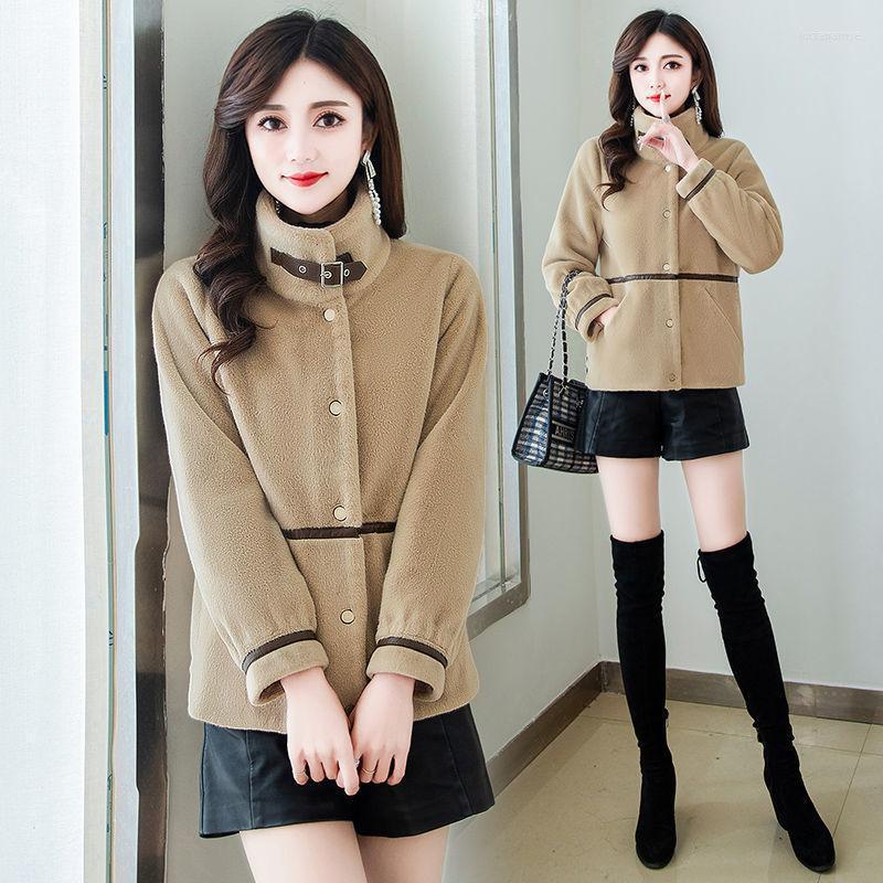 Women's Down & Parkas FTLZZ Autumn Winter Women Loose Casual Plaid Woolen Cloth Coat Short Velvet Splicing Cotton Wool Long Sleeve Luci22, Coffee
Women's Down & Parkas FTLZZ Autumn Winter Women Loose Casual Plaid Woolen Cloth Coat Short Velvet Splicing Cotton Wool Long Sleeve Luci22, Coffee