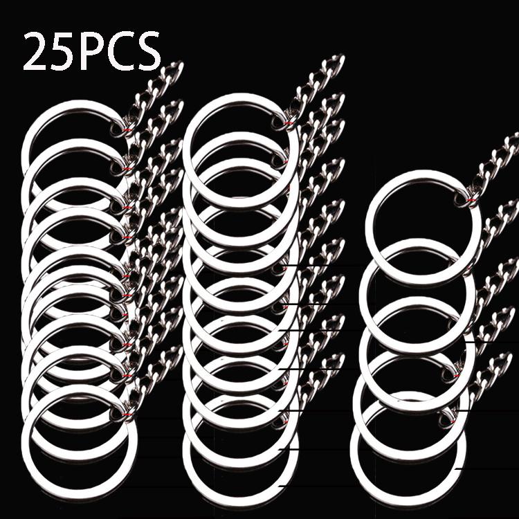 Keychains Dia 30mm Polished Keyring Keychain Split Ring With Short Chain Key Rings Women Men DIY Chains Accessories
Keychains Dia 30mm Polished Keyring Keychain Split Ring With Short Chain Key Rings Women Men DIY Chains Accessories