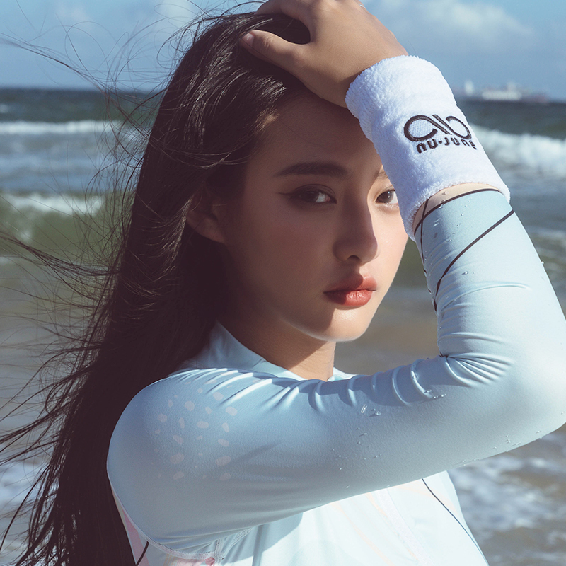 Nu-June 1PCS Cotton Unisex Sport Sweatband Wristband Wrist Protector Running Badminton Basketball Brace Terry Cloth Sweat Band