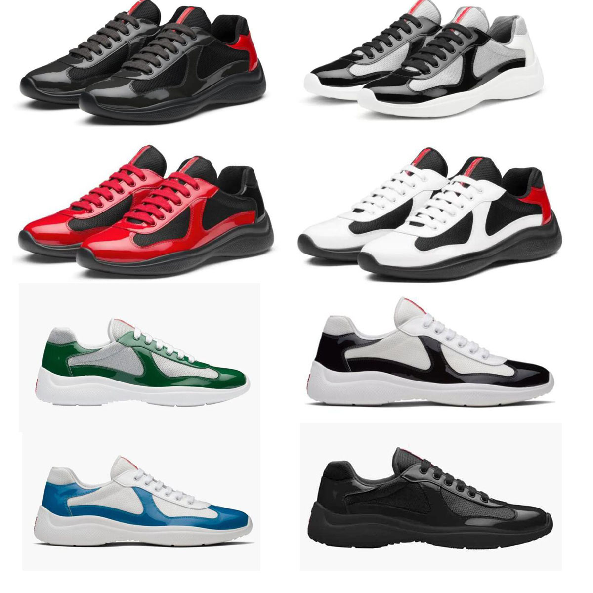 Desinger shoes Men Sports Running Shoes American Cup SNEAKER Low Top Patent Leather Flat Trainers Black Blue Mesh Lace-up Nylon Casual Shoe Outdoor trainer
Desinger shoes Men Sports Running Shoes American Cup SNEAKER Low Top Patent Leather Flat Trainers Black Blue Mesh Lace-up Nylon Casual Shoe Outdoor trainer