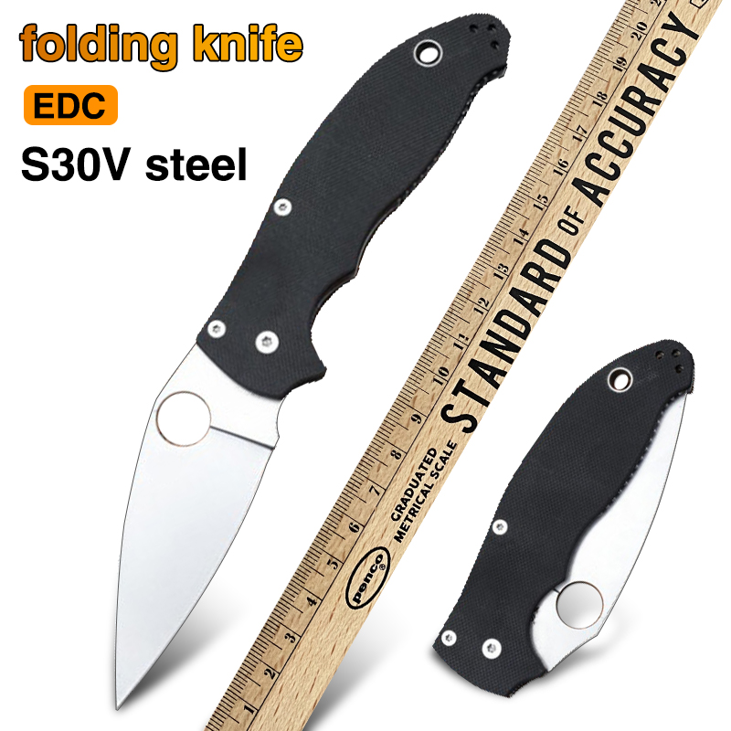 S30V Steel C101 Shaft Lock Outdoor Folding Knife G10 Handle Outdoor Camping Hunting Tool Walking Survival Self Defense EDC Equipment
S30V Steel C101 Shaft Lock Outdoor Folding Knife G10 Handle Outdoor Camping Hunting Tool Walking Survival Self Defense EDC Equipment