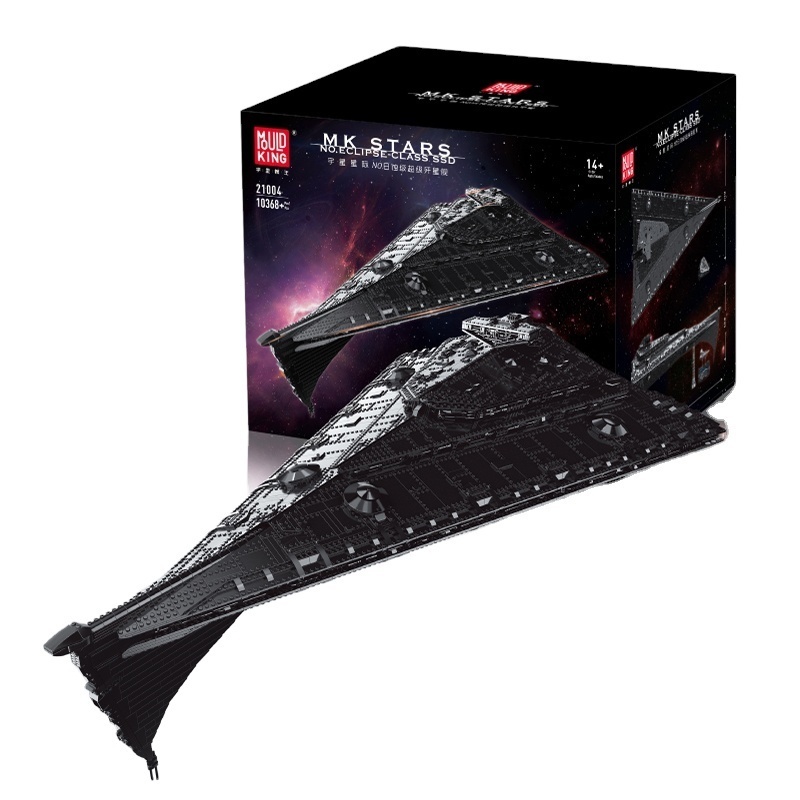Mould king 21004 the UCS Dreadnought Star Dtroyer wars building block toy compatible with major brand kids toys
Mould king 21004 the UCS Dreadnought Star Dtroyer wars building block toy compatible with major brand kids toys
