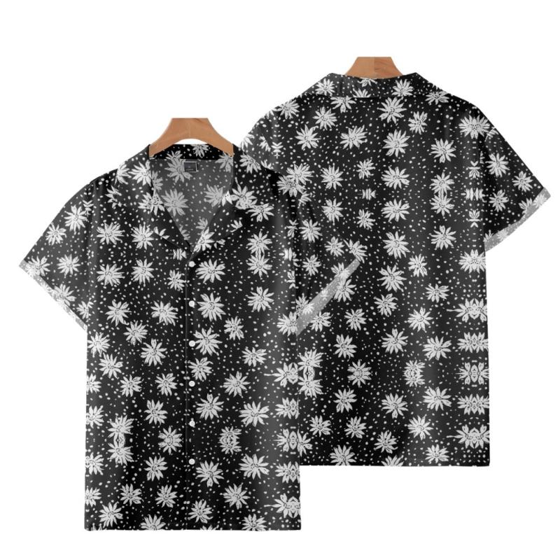 Men's Casual Shirts Daisy Printed Men Vintage Loose Beach Hawaiian Short Sleeve Cuban Collar Shirt StreetwearMen's, Style 1
Men's Casual Shirts Daisy Printed Men Vintage Loose Beach Hawaiian Short Sleeve Cuban Collar Shirt StreetwearMen's, Style 1