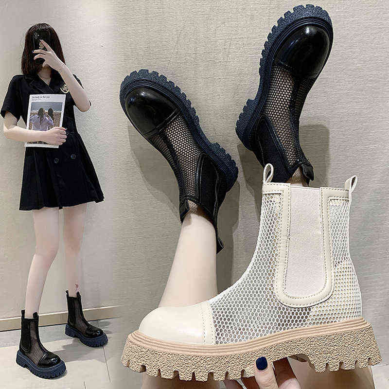 Ankle Boots High Heels Women Fashion Splicing Mesh Chunky Heeled Sandals Summer Low Barrel Martin Boots Female Platform Shoes 220401, Black
Ankle Boots High Heels Women Fashion Splicing Mesh Chunky Heeled Sandals Summer Low Barrel Martin Boots Female Platform Shoes 220401, Black