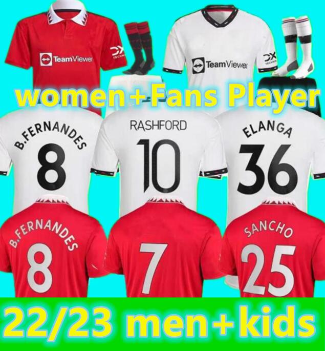 Fans Player 22 23 SANCHO soccer jerseys BRUNO FERNANDES MAN uTd RASHFORD football shirt 2022 2023 Woman men kids kit sets McTominay Elanga VARANE FRED MAGUIRE MALACIA
Fans Player 22 23 SANCHO soccer jerseys BRUNO FERNANDES MAN uTd RASHFORD football shirt 2022 2023 Woman men kids kit sets McTominay Elanga VARANE FRED MAGUIRE MALACIA