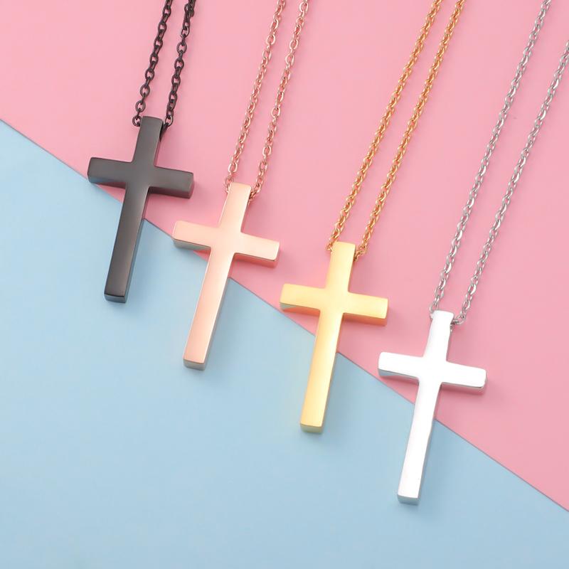 Pendant Necklaces Fnixtar 10pcs/lot Double Sided Cross Necklace Stainless Steel Mirror Polish Long Chain Jewelry For WomenPendant
Pendant Necklaces Fnixtar 10pcs/lot Double Sided Cross Necklace Stainless Steel Mirror Polish Long Chain Jewelry For WomenPendant
