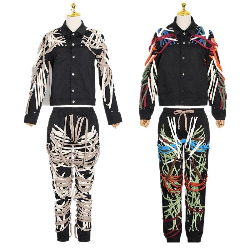 Women' Two Piece Pants Sets Women 2022 Runway Suits Streetwear Criss-Cross Bandage Long Sleeve Jackets And Trousers Plus Size ClothesWomen, 1pc pant
Women' Two Piece Pants Sets Women 2022 Runway Suits Streetwear Criss-Cross Bandage Long Sleeve Jackets And Trousers Plus Size ClothesWomen, 1pc pant
