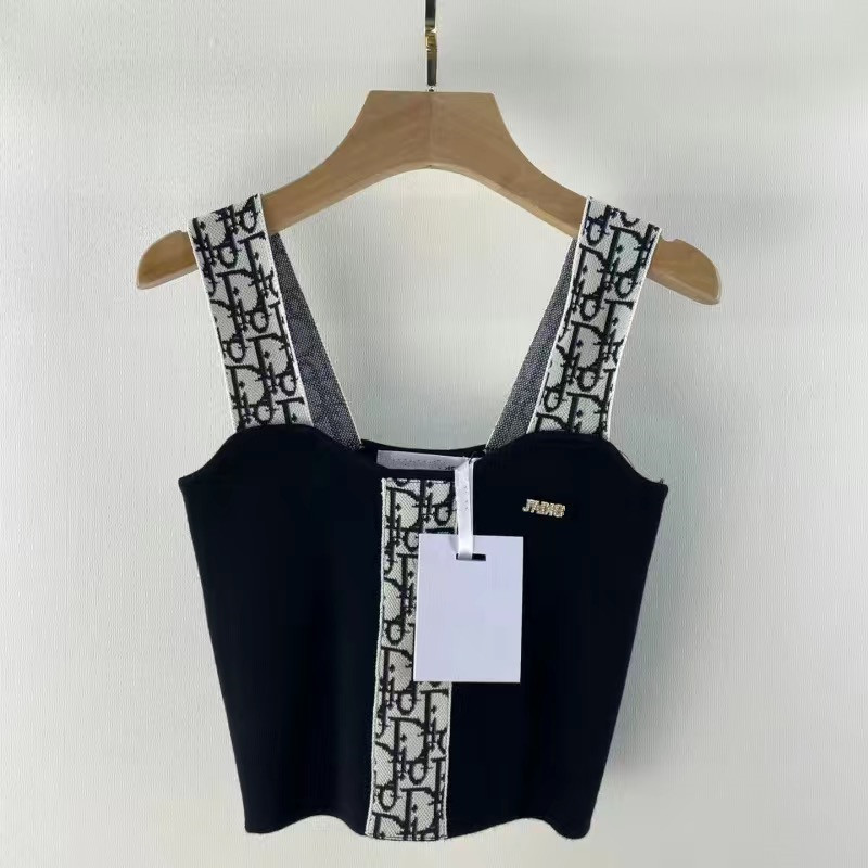 2022 New Women Crop Top Sweater Tank Tops Button Up Neck Sleeveless Knit Camis Casual Beach Vest Female Camisole Cotton Luxury designer Tank party, A1 high quality
2022 New Women Crop Top Sweater Tank Tops Button Up Neck Sleeveless Knit Camis Casual Beach Vest Female Camisole Cotton Luxury designer Tank party, A1 high quality