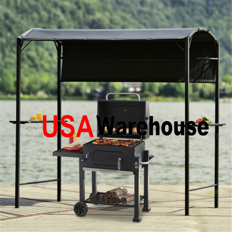 US STOCK Outdoor Steel Double Tiered Backyard Patio BBQ Grill Gazebo with Side Awning Bar Counters and Hooks WF280542AAE Fast Delivery!!!
US STOCK Outdoor Steel Double Tiered Backyard Patio BBQ Grill Gazebo with Side Awning Bar Counters and Hooks WF280542AAE Fast Delivery!!!