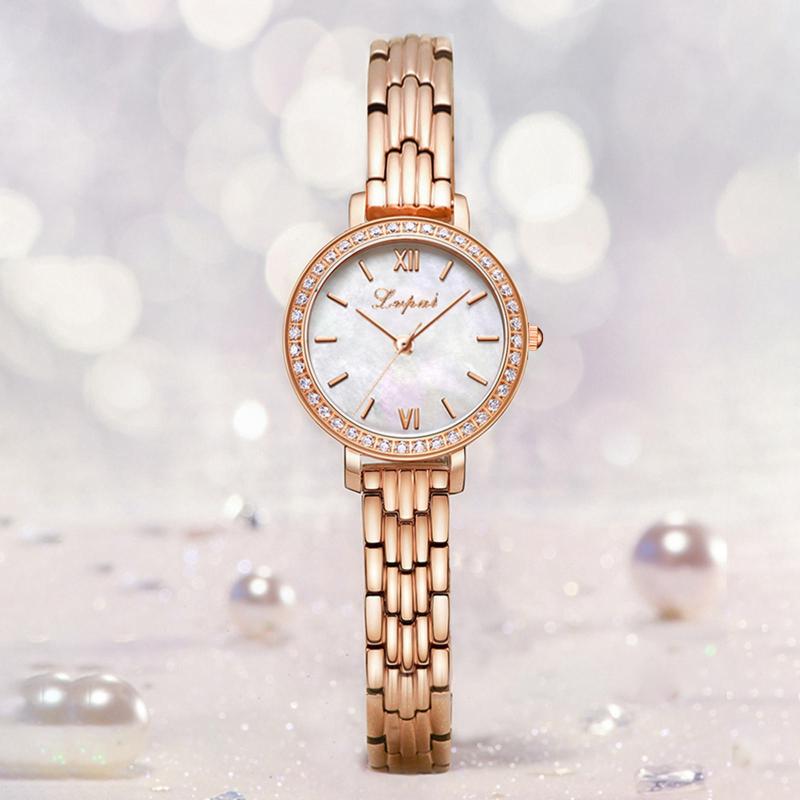 Wristwatches Fashion Quartz Women Small Exquisite European Style Beauty Leisure Bracelet Watch Suit Clock Relogio, Sky blue
Wristwatches Fashion Quartz Women Small Exquisite European Style Beauty Leisure Bracelet Watch Suit Clock Relogio, Sky blue