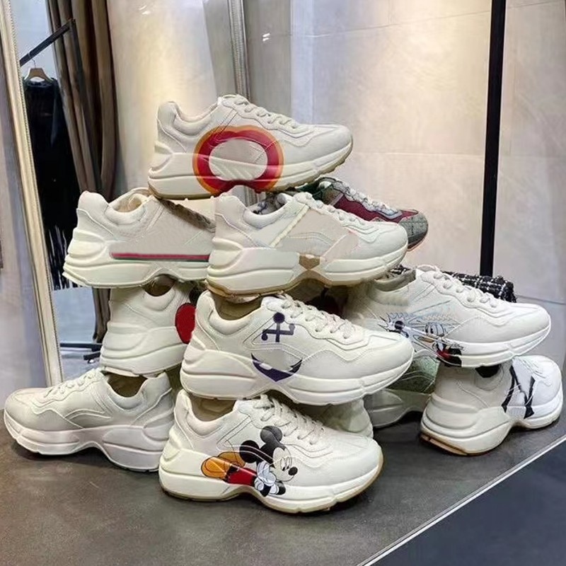 Top Designer Sneakers Rhyton Casual Shoes Men Women Daddy Sneaker Lady Luxurys Runner Trainers Chaussures Multicolor Platform Shoes 35-46, Customize
Top Designer Sneakers Rhyton Casual Shoes Men Women Daddy Sneaker Lady Luxurys Runner Trainers Chaussures Multicolor Platform Shoes 35-46, Customize