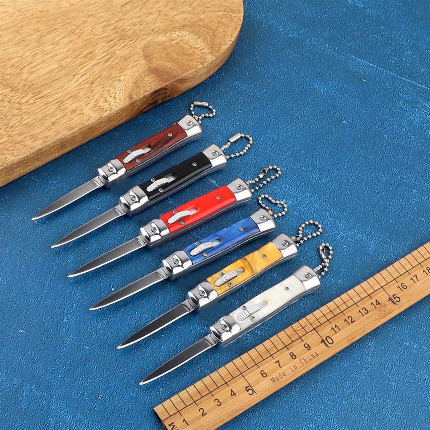 New mini millet mafia automatic knife folding knife Yalik handle 440C outdoor camping hunting tool EDC hunting knife315c 
New mini millet mafia automatic knife folding knife Yalik handle 440C outdoor camping hunting tool EDC hunting knife315c