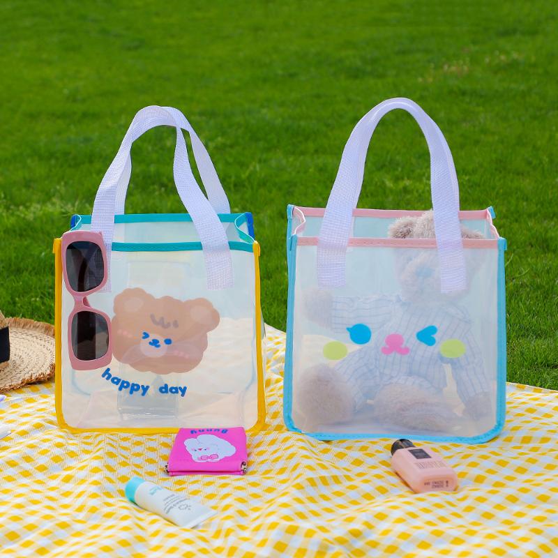 Evening Bags Ins Girl Korean Version Cartoon Transparent Handbag Cute Bear Casual Jelly Beach Bag Student Shoulder FemaleEvening, 01
Evening Bags Ins Girl Korean Version Cartoon Transparent Handbag Cute Bear Casual Jelly Beach Bag Student Shoulder FemaleEvening, 01