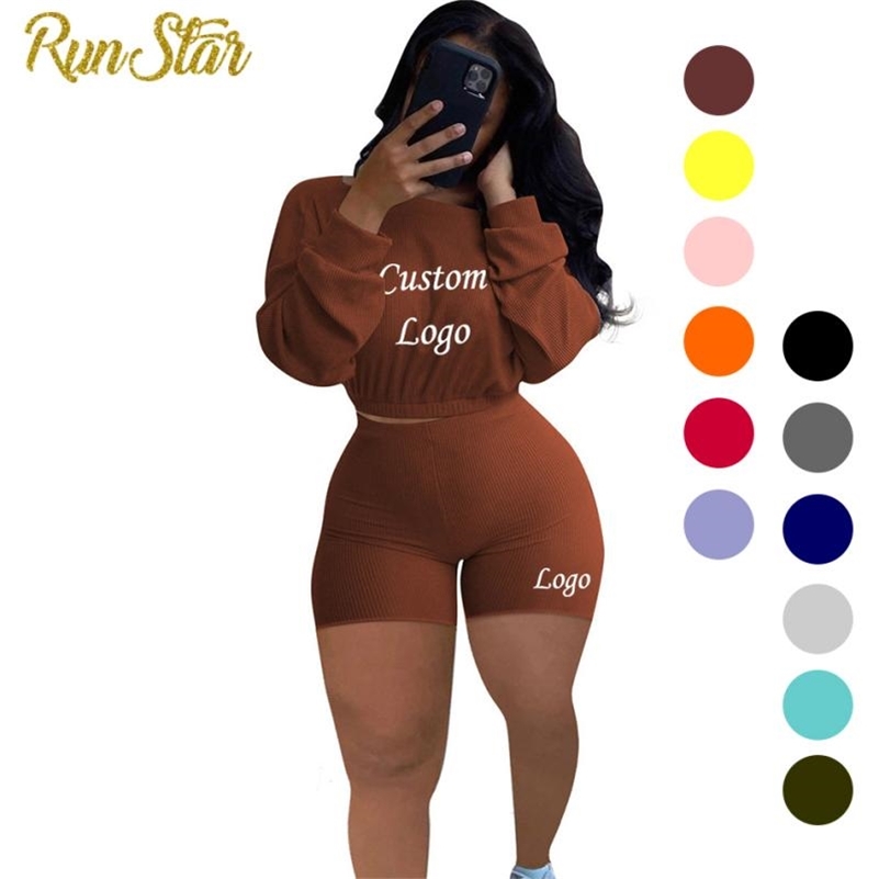 DIY Text Custom Women Tracksuit Threaded 2 Pieces Set Casual Pullovers Long Sleeve Crop Top and Shorts Sports Suit Size 5XL 220615, Armygreen
DIY Text Custom Women Tracksuit Threaded 2 Pieces Set Casual Pullovers Long Sleeve Crop Top and Shorts Sports Suit Size 5XL 220615, Armygreen