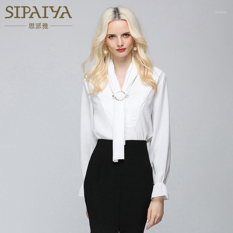 Women' Blouses & Shirts The Spring And Summer Long Bow Ribbon OL Occupation White Shirt Chiffon Blouse, Black
Women' Blouses & Shirts The Spring And Summer Long Bow Ribbon OL Occupation White Shirt Chiffon Blouse, Black