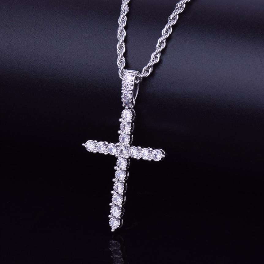 Men's Zircon Cross Necklace Pendant Necklace Hip hop Jewelry Charm Bling Cubic Zircon Chain For Gift 2954
Men's Zircon Cross Necklace Pendant Necklace Hip hop Jewelry Charm Bling Cubic Zircon Chain For Gift 2954