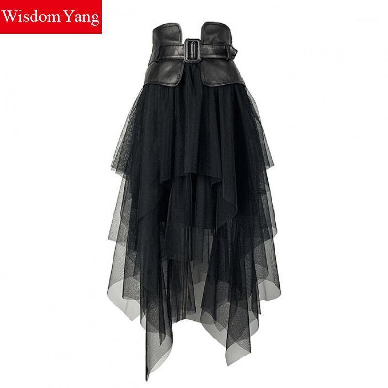 Skirts Real Sheepskin Genuine Leather Waist Sealing Womens Black Long Mesh Asymmetrical Female Elegant Sexy Party Korean, See picture
Skirts Real Sheepskin Genuine Leather Waist Sealing Womens Black Long Mesh Asymmetrical Female Elegant Sexy Party Korean, See picture