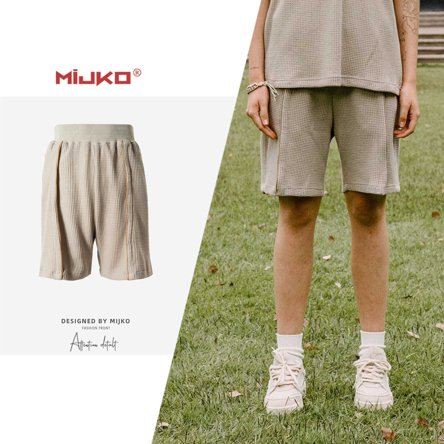 Men's Shorts Mijko men's wear women's spring and summer new products TLR Style Men's and women's casual pants loose trendy waffle Pleated Shorts, Black
Men's Shorts Mijko men's wear women's spring and summer new products TLR Style Men's and women's casual pants loose trendy waffle Pleated Shorts, Black