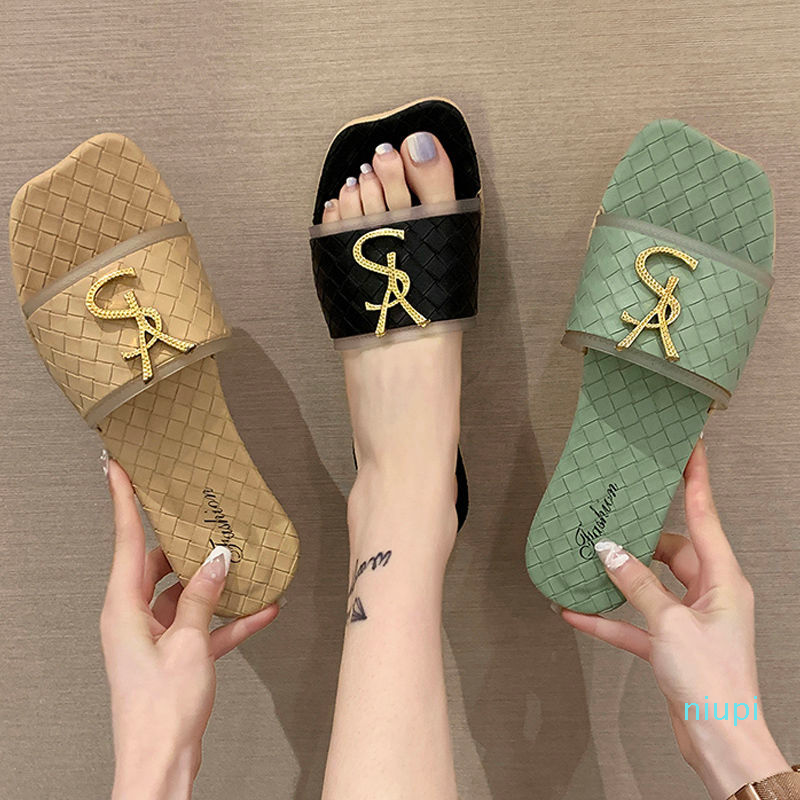 Summer Women Letters Slippers 2022 Female Outdoor Soft Bottom Non-slip Slides Girls Sweet Square Head Sandals Beach Shoes Flip-flops 36-40, Black
Summer Women Letters Slippers 2022 Female Outdoor Soft Bottom Non-slip Slides Girls Sweet Square Head Sandals Beach Shoes Flip-flops 36-40, Black