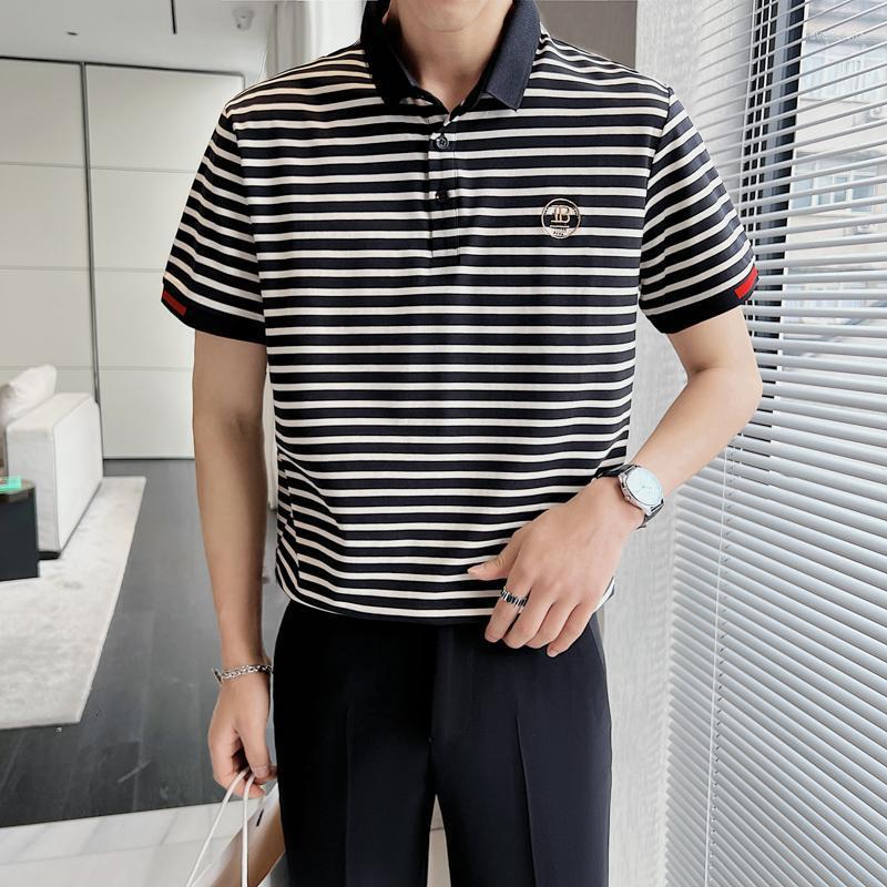 Men's Polos Classic Striped Shirts For Men Summer Short Sleeve Casual Slim Fit Shirt Business Social Streetwear Man ClothingMen's Men'sMen's, White
Men's Polos Classic Striped Shirts For Men Summer Short Sleeve Casual Slim Fit Shirt Business Social Streetwear Man ClothingMen's Men'sMen's, White