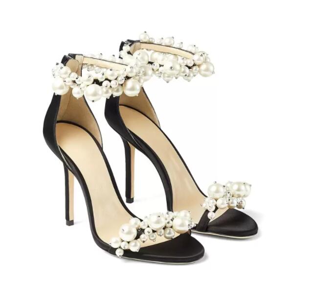 Top Quality Maisel 100mm stiletto Heels Sandals sky-high heel for women summer luxury designer shoes beading pearl satin strap party heeled factory footwear
Top Quality Maisel 100mm stiletto Heels Sandals sky-high heel for women summer luxury designer shoes beading pearl satin strap party heeled factory footwear