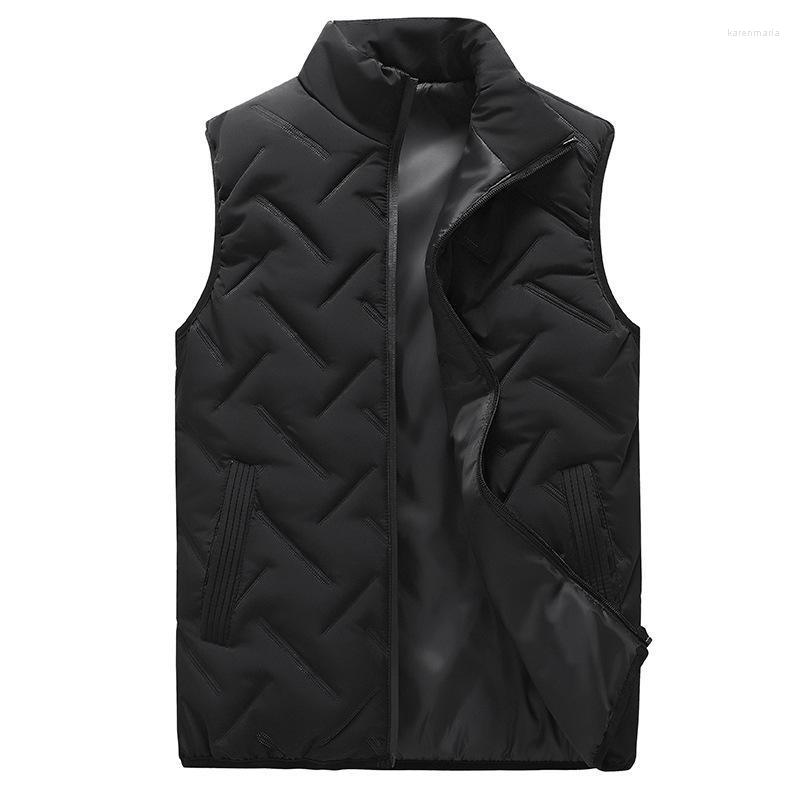 Men' Vests Winter Vest Men Windbreaker Brand Zipper Windproof Coats Male Solid Black Grey Waist Sleeveless Coat Warm Waistcoat Fl Kare22
Men' Vests Winter Vest Men Windbreaker Brand Zipper Windproof Coats Male Solid Black Grey Waist Sleeveless Coat Warm Waistcoat Fl Kare22