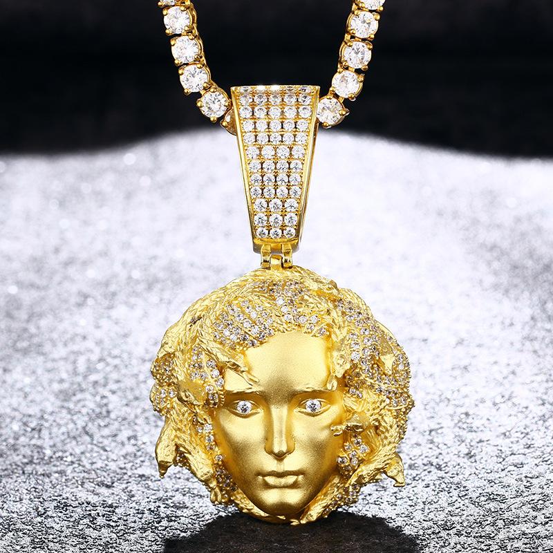 Pendant Necklaces Gold Color Copper Medusa Zircon Necklace Fashion Hip Hop & For Men Or WomenPendant
Pendant Necklaces Gold Color Copper Medusa Zircon Necklace Fashion Hip Hop & For Men Or WomenPendant