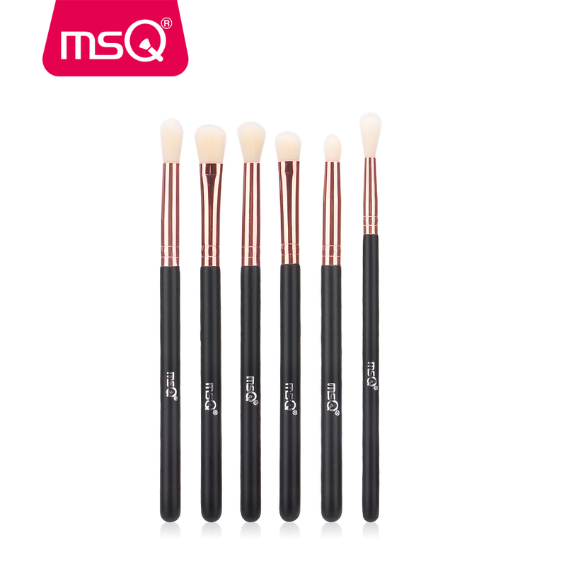 MSQ 6pcs 12pcs 18pcs Professional Eye Makeup Brushes Set Eyeshadow Blending Make Up Brush Soft Synthetic Hair pincel maquiagem 220722