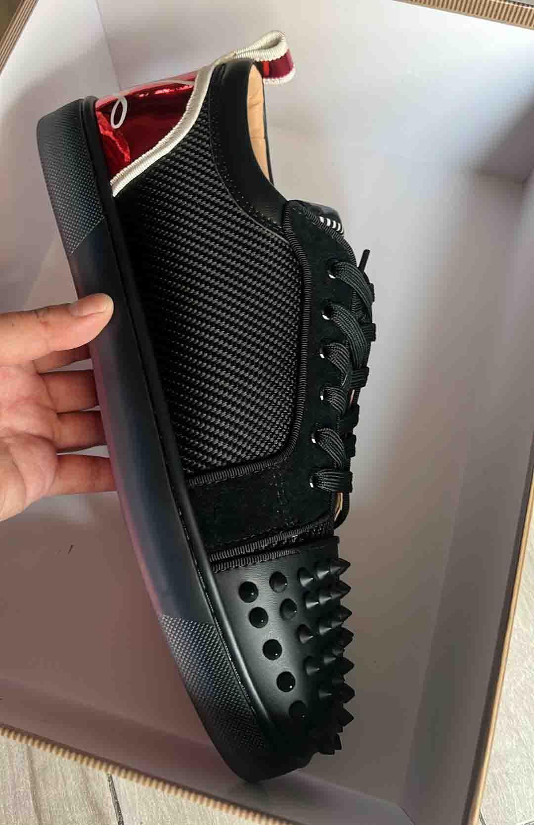 Men's casual shoes low top spikes sneakers red sole sneaker fun vieira lace-up sports runner trainers
Men's casual shoes low top spikes sneakers red sole sneaker fun vieira lace-up sports runner trainers