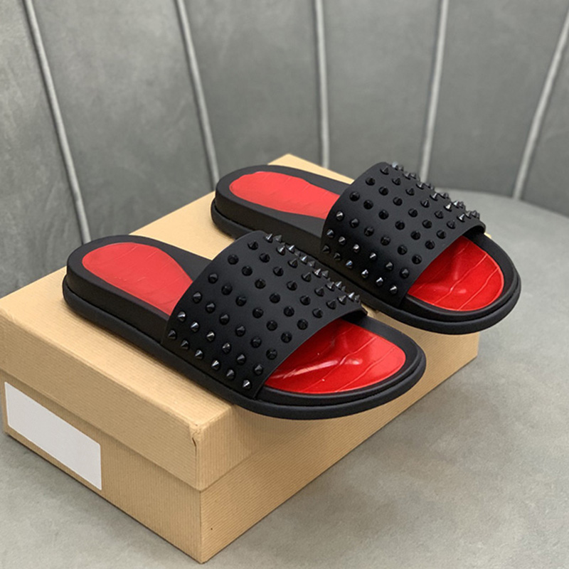 Designer Slippers Flat Spikes Slide Sandal Spike Slides Mens Thick Rubber Sole Beach Slipper Platform Mules For Man Summer Casual Fashion
Designer Slippers Flat Spikes Slide Sandal Spike Slides Mens Thick Rubber Sole Beach Slipper Platform Mules For Man Summer Casual Fashion
